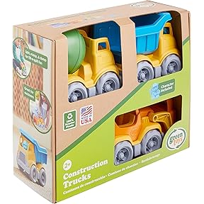 Green Toys Construction Trucks Set 2-Pack by Green Toys - American Made