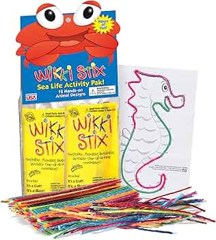 WikkiStix Sea Life Pak Ocean Activity Set by WikkiStix - American Made