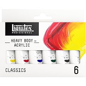 Liquitex Professional Soft Body Acrylic 6-Pack Color Set by Liquitex - American Made
