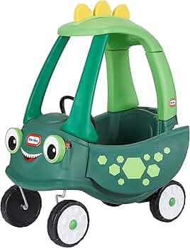 Little Tikes Cozy Coupe Dinosaur Ride-On - Amazon Exclusive, Green by Little Tikes - American Made