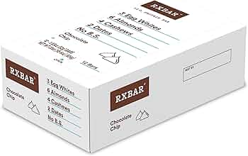 RXBAR Protein Bar Chocolate Chip 12 Count by RXBAR - American Made