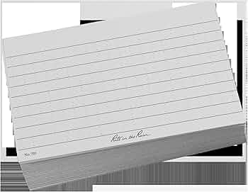 Rite in the Rain Weatherproof Index Cards, 3x5, 100-Pack by Rite in the Rain - American Made