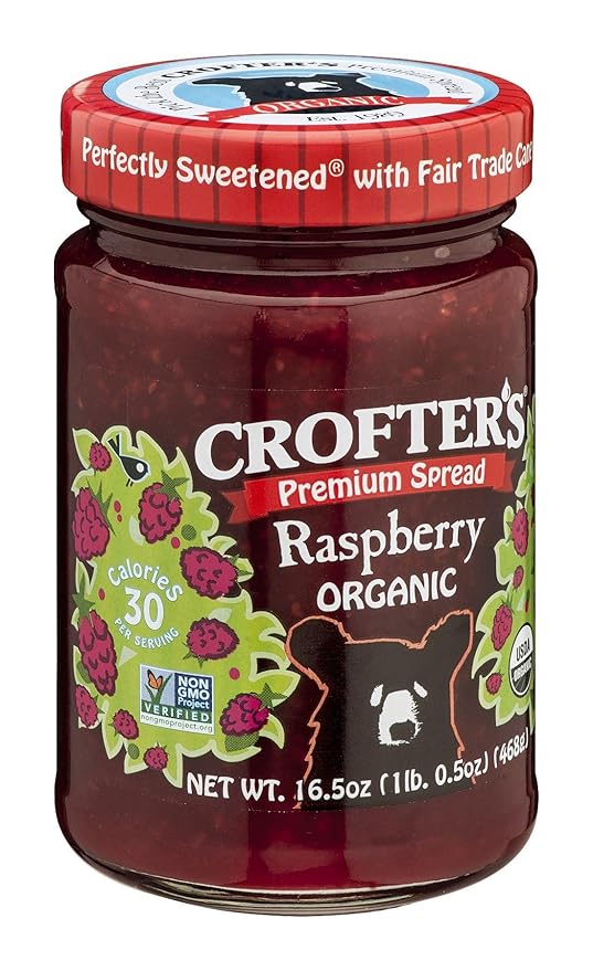 Crofter's Organic Premium Spread Raspberry 16.5 Oz by Crofter's Food - American Made