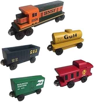 Whittle Shortline Railroad BNSF Railway GP-38 Diesel 5-Piece Set by Whittle Shortline Railroad - American Made