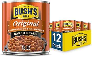 Bush's Best Original Baked Beans 16 oz 12-Pack by Bush's Beans - American Made