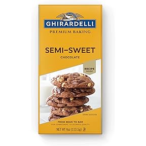 Ghirardelli Semi-Sweet Chocolate Baking Bar 4oz by Ghirardelli - American Made