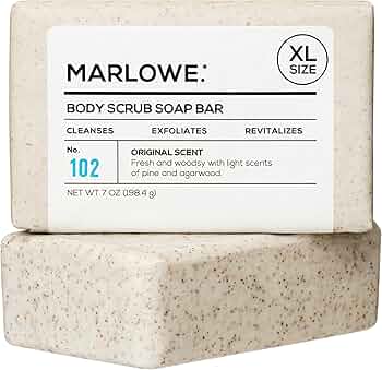 MARLOWE. No. 102 Body Scrub Soap Bar, 7 oz by MARLOWE - American Made