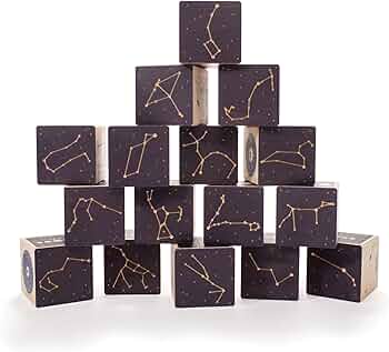 Uncle Goose Constellation Blocks 12 Piece Astronomy Set by Uncle Goose - American Made