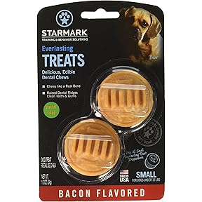 Starmark Everlasting Bacon Dog Dental Chews, Large, 3-Pack by Starmark Pet Products - American Made