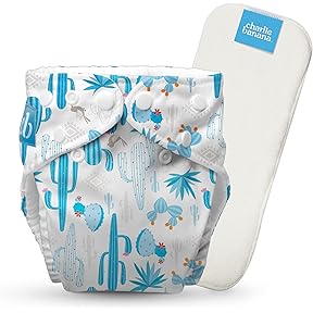 Blueberry Organic One Size Simplex Cloth Diaper Bugs Print by Blueberry - American Made