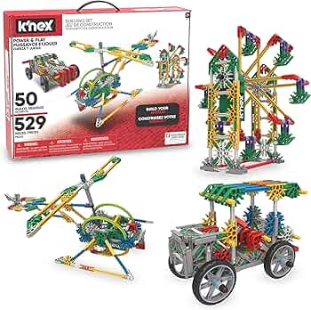 K'NEX Power and Play Motorized Building Set 529 Pieces by K'NEX - American Made