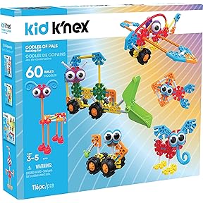 Kid K'NEX Oodles of Pals Building Set 116-Piece by K'NEX - American Made