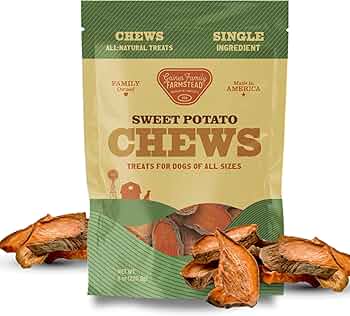 Gaines Family Farmstead Sweet Potato Chews for Dogs 8oz by Gaines Family Farmstead - American Made