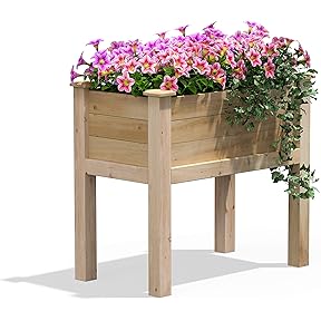 Greenes Fence Original Cedar Elevated Garden Bed, 24 x 48 x 31 inches by Greenes Fence - American Made