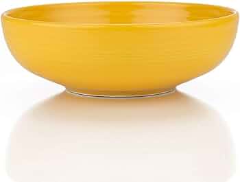 Fiesta Large Bistro Coupe Bowl, 68 oz, Daffodil by Fiesta - American Made