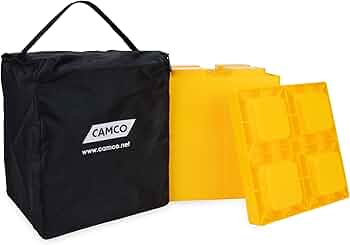 Camco Interlocking RV Leveling Blocks 10-Pack with Storage Bag by Camco - American Made