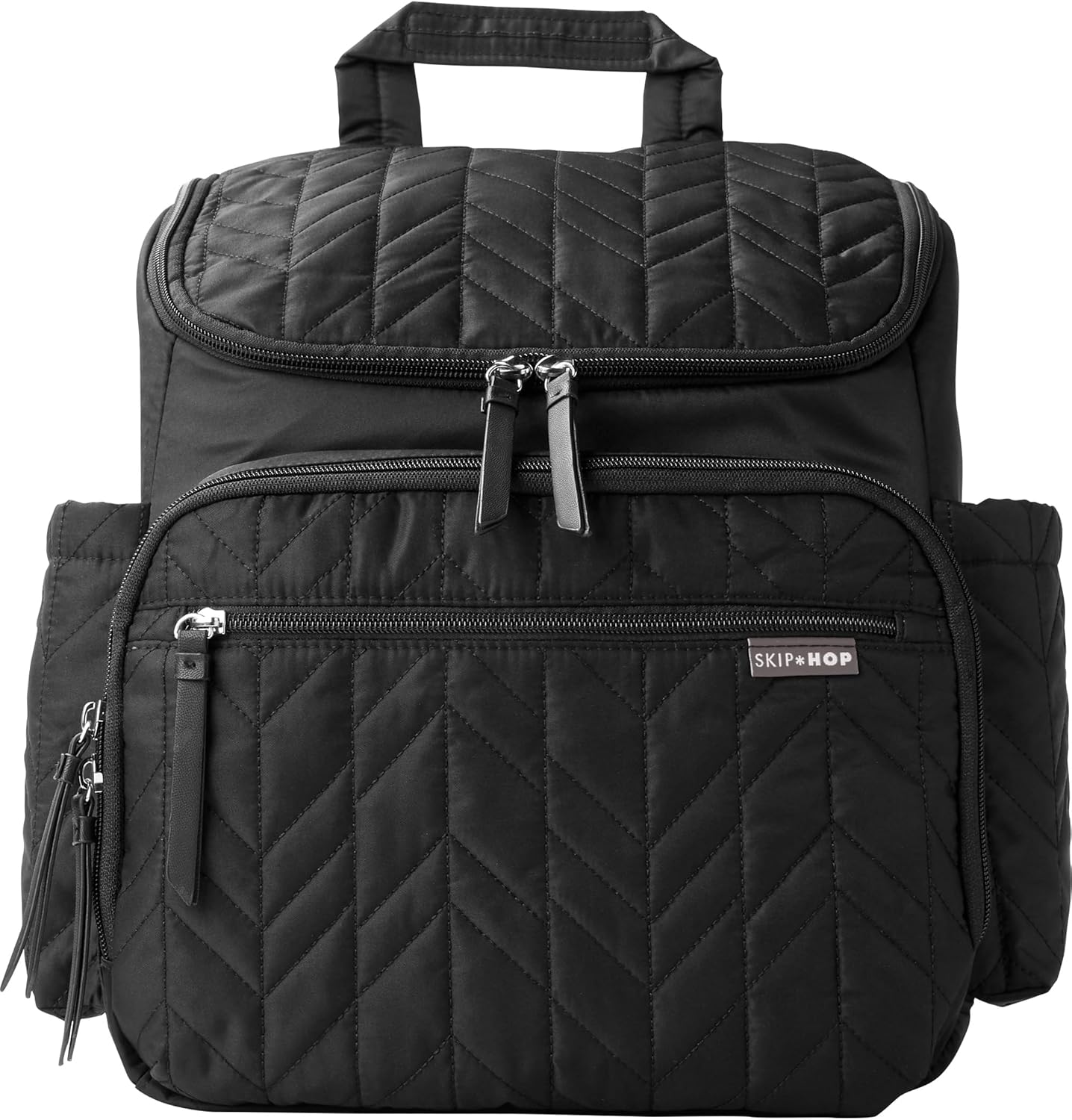 Skip Hop Diaper Bag Backpack: Forma, Multi-Function Baby Travel Bag with Changing Pad, Jet Black by Skip Hop - American Made