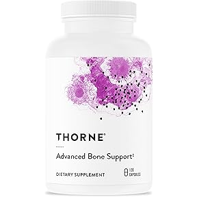 Thorne Basic Bone Nutrients Calcium Magnesium Vitamin D and K 120 Capsules by Thorne Research - American Made