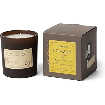 Paddywax Library Collection Edgar Allan Poe Candle â€” Whiskey and Cedar by Paddywax - American Made