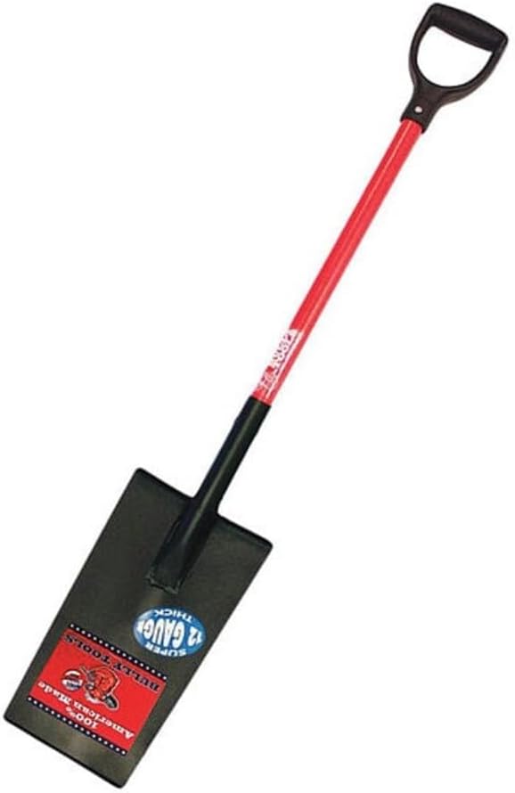 Bully Tools 44-Inch Flat Spade Edger with Fiberglass Handle by Bully Tools - American Made