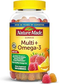 Nature Made Multivitamin Plus Omega-3 Adult Gummies by Nature Made - American Made