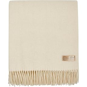 Woolrich Solid Wool Throw Blanket