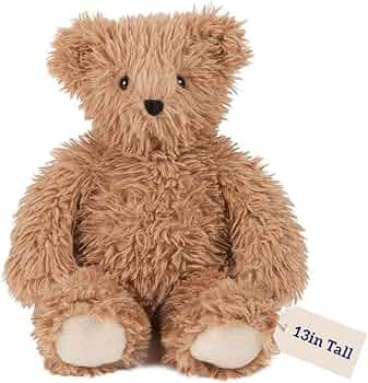 Vermont Teddy Bear Stuffed Animal 13 Inch Almond Brown by Vermont Teddy Bear - American Made