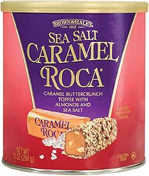 Brown & Haley Sea Salt Caramel ROCA Canister 10 oz by Brown & Haley - American Made