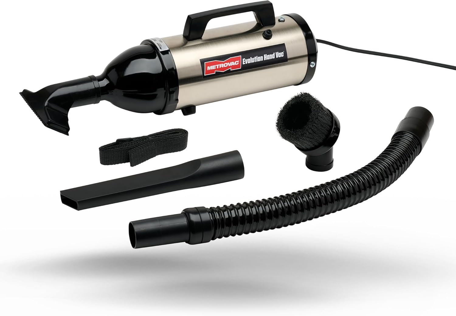 MetroVac Evolution Hand Vacuum 120V 504W Satin Nickel by MetroVac - American Made