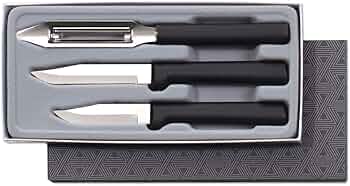 Rada Cutlery 3-Piece Basics Knife Gift Set Black Handles by Rada Cutlery - American Made