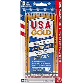 Musgrave Ceres Premium No.2 Pre-Sharpened Pencils 48-Pack by Musgrave Pencil Company - American Made