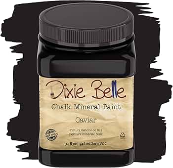 Dixie Belle Paint Chalk Finish Furniture Paint Caviar 32oz by Dixie Belle Paint - American Made