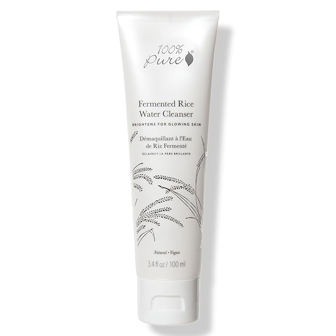 100% Pure Fermented Rice Water Cleanser Face Wash by 100% Pure - American Made