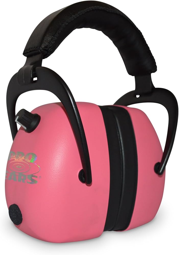 Pro Ears Gold II 30 Electronic Hearing Protection NRR 30 Pink Gel Ear Seals by Pro Ears - American Made