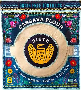 Siete Cassava Flour Tortillas 8 Count by Siete Family Foods - American Made