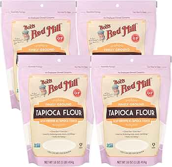 Bob's Red Mill Tapioca Flour, 16 oz, 4-Pack by Bob's Red Mill - American Made