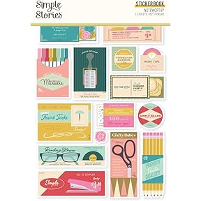 American Crafts 1302 Piece Everyday Sticker Book by American Crafts - American Made