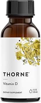 Thorne Vitamin D Liquid Supplement by Thorne Research - American Made