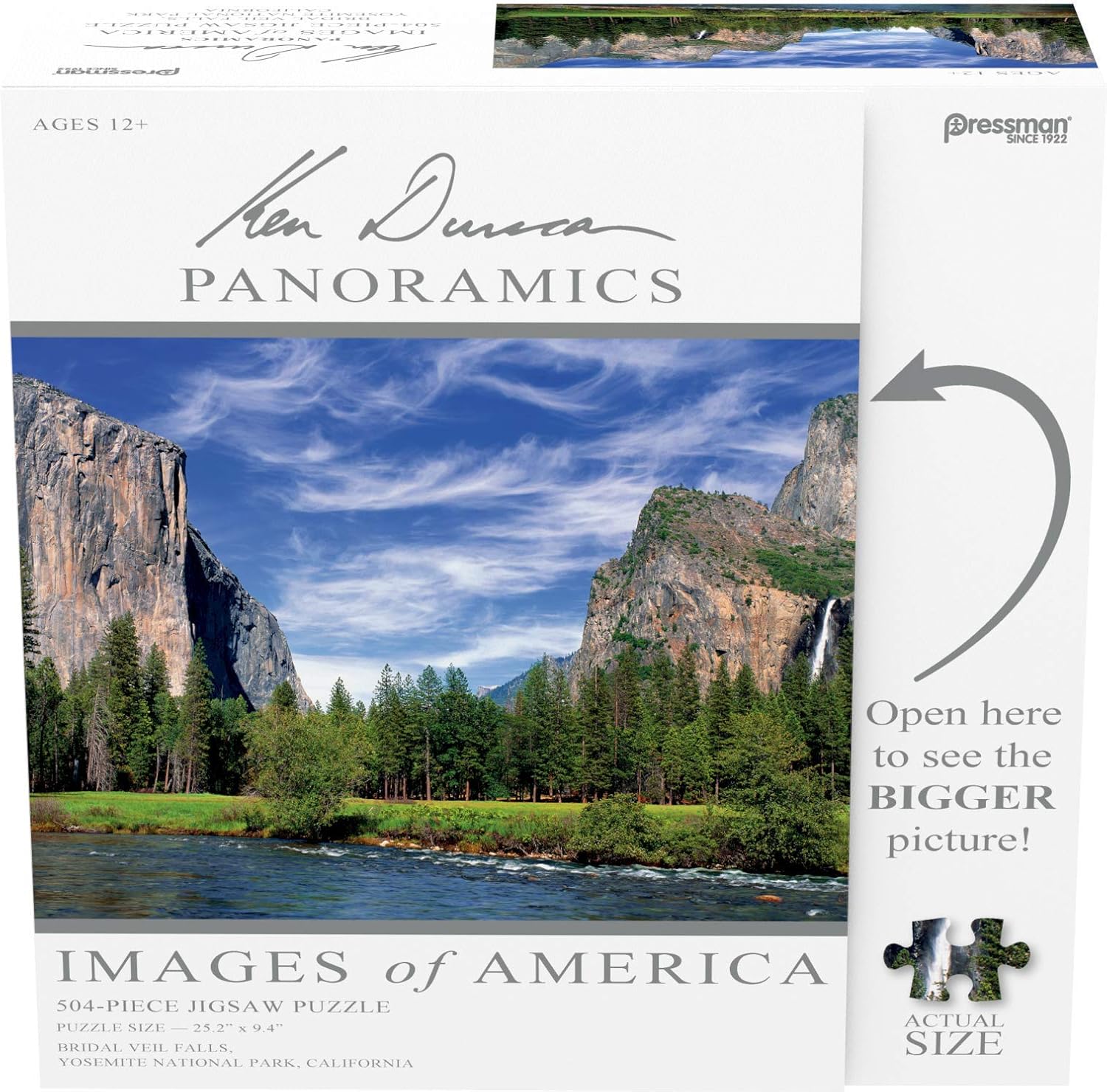 Pressman Images of America Puzzle Bridal Veil Falls by Pressman Toy - American Made