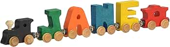 Maple Landmark NameTrains 4-Letter Set Made in Vermont by Maple Landmark - American Made