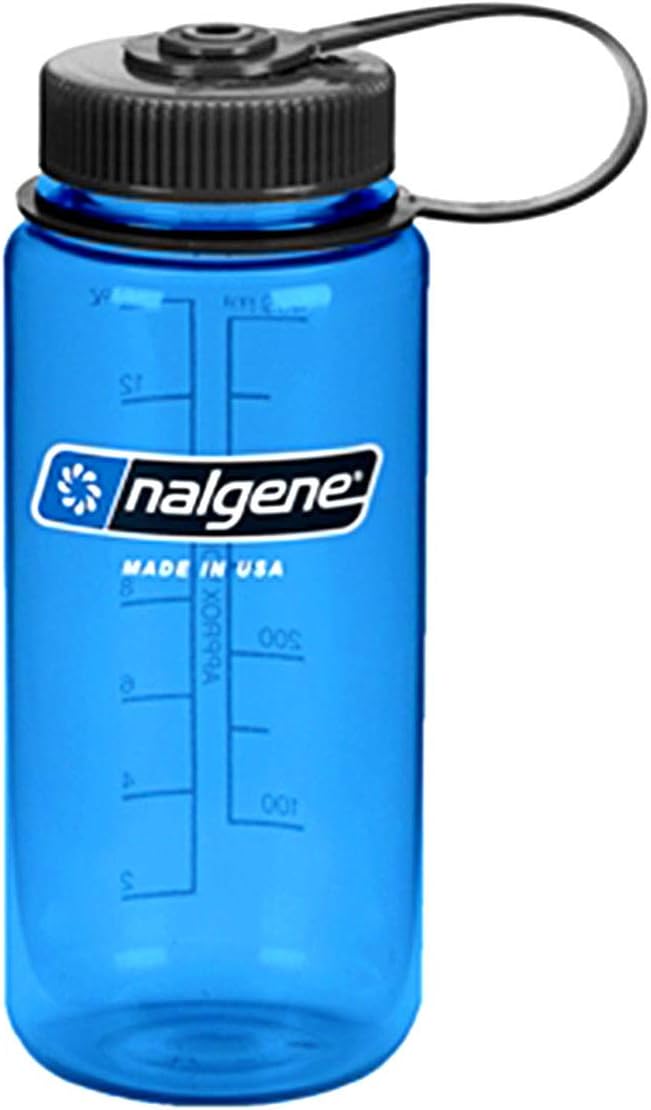 Nalgene Tritan Wide Mouth BPA-Free Water Bottle 16oz Slate Blue by Nalgene - American Made