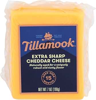 Tillamook Extra Sharp Cheddar Cheese Slices 7 oz by Tillamook - American Made