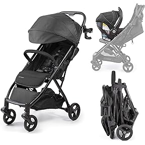 Summer Infant 3Dtote Convenience Stroller Black Grey by Summer Infant - American Made
