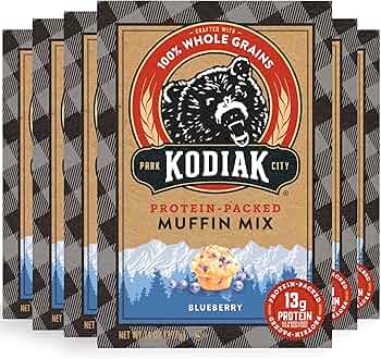 Kodiak Cakes Blueberry Muffin Mix, 14 oz, Pack of 6 by Kodiak Cakes - American Made