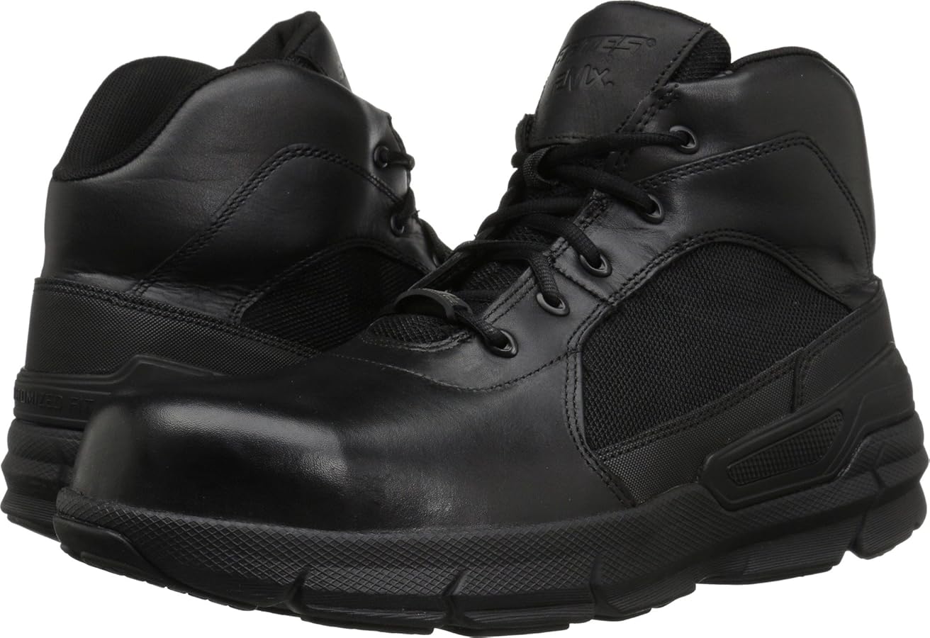 Bates Footwear Men's Patrol Oxford Uniform Shoe - Made in USA by Bates Footwear - American Made