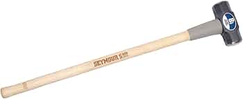 Seymour 41860 8 lb Sledge Hammer Genuine American Hickory Handle by Seymour Midwest - American Made