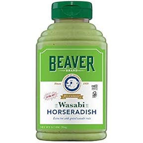 Beaver Brand Extra Hot Wasabi Horseradish Mustard 12.5 oz by Beaver Brand - American Made