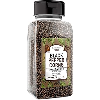 Watkins Whole Black Peppercorns Grinder 12 Count by Watkins - American Made