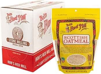 Bob's Red Mill Scottish Oatmeal, 20 oz, 4-Pack by Bob's Red Mill - American Made