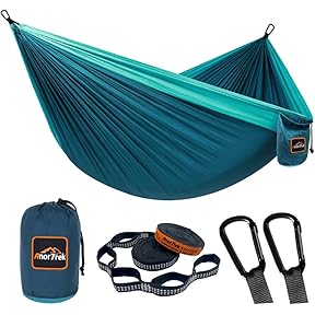 Grand Trunk Ultralight Camping Hammock with Carabiners, Blue by Grand Trunk - American Made